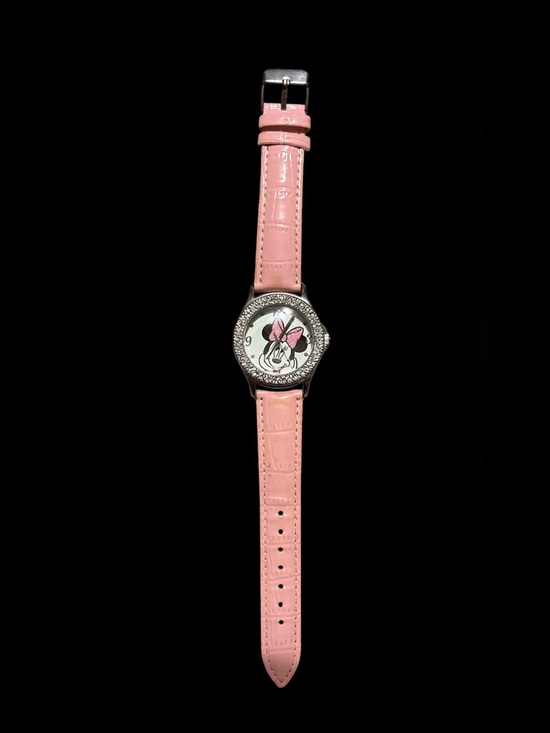 Sanrio Accessories - Pink Minnie Mouse Crystal Accent Ladies Watch